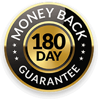 180 days Money back 100 % Guarantee